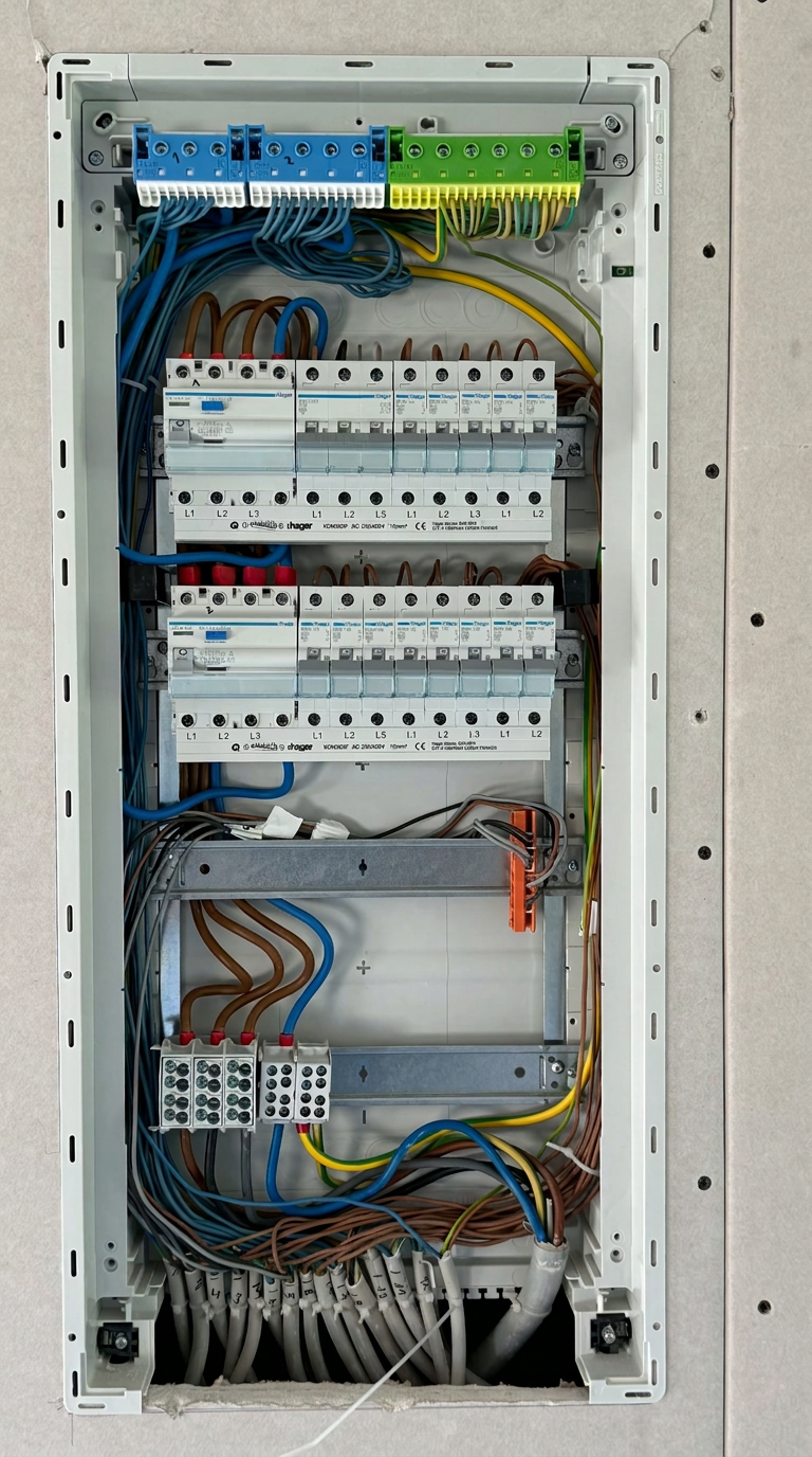 Elektroverteiler mit Sicherungsautomaten